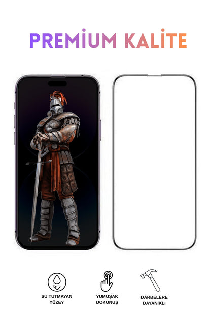 iPhone 17 Pro Uyumlu 9H Kırılmaz Cam Ekran Koruyucu