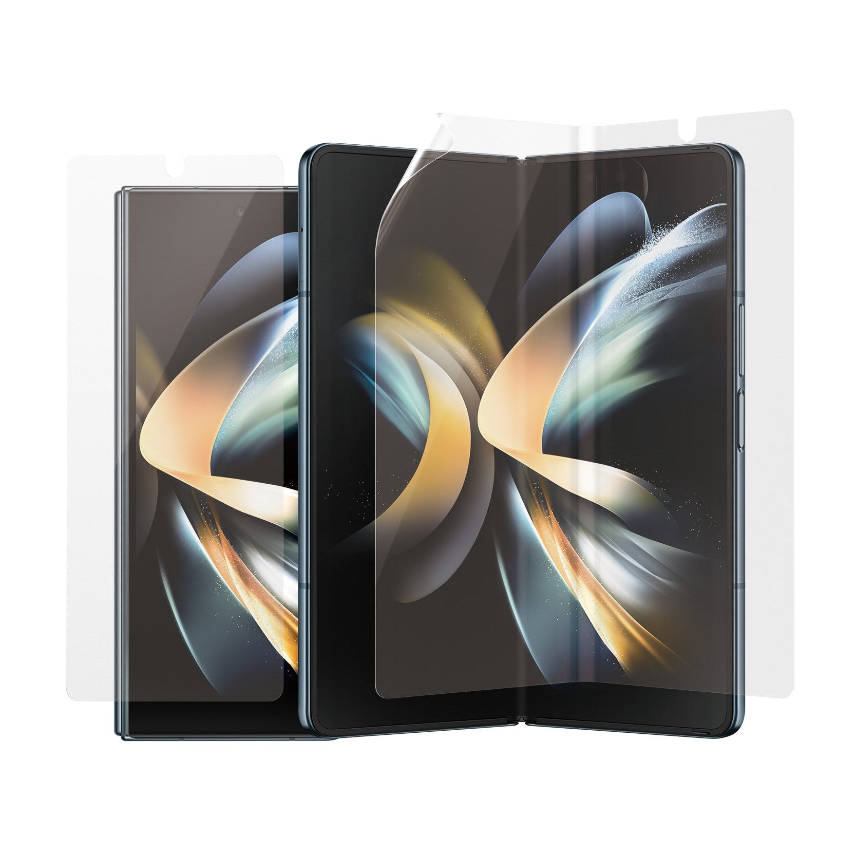 Galaxy Z Fold 4 Uyumlu 9H Kırılmaz Cam Ekran Koruyucu