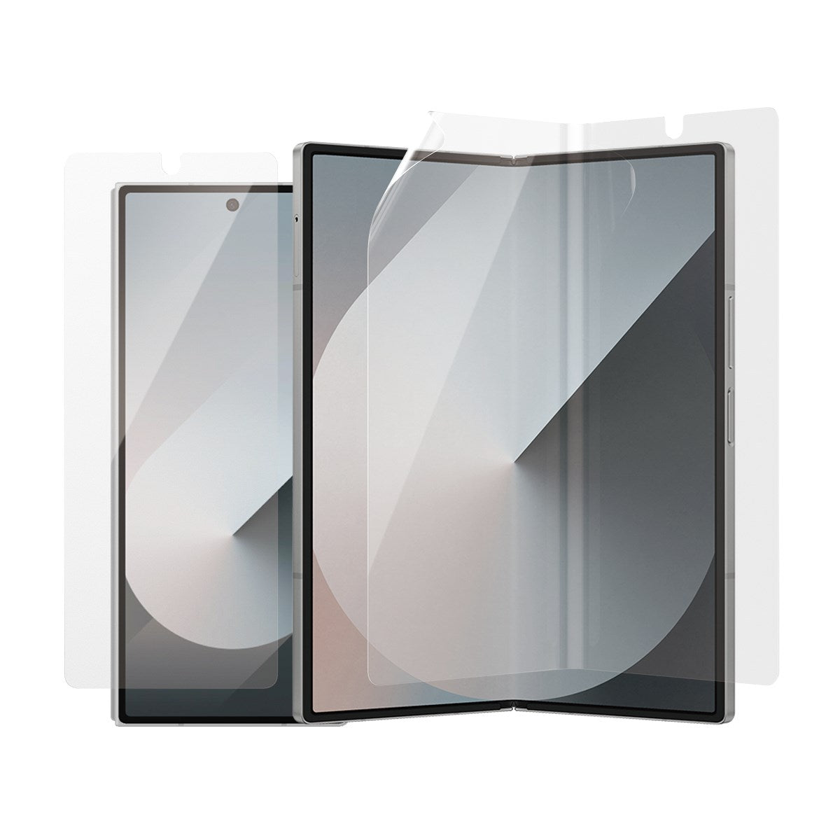 Galaxy Z Fold 6 Uyumlu 9H Kırılmaz Cam Ekran Koruyucu